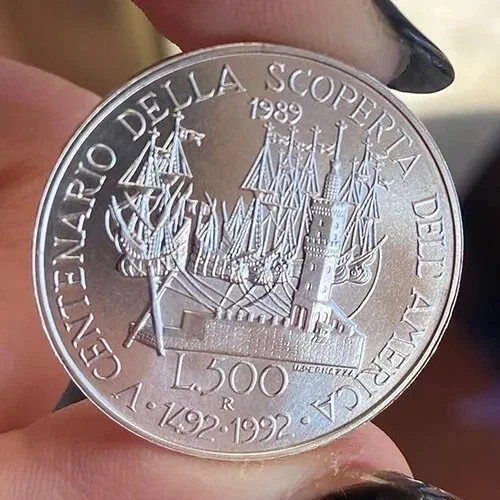 Italian republic 500 lire 1989 - 500,
