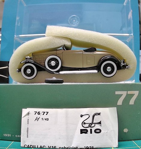 Rio 1931 cadillac v16 - -,