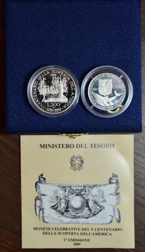 Italia dittico 200 500 lire - 200,