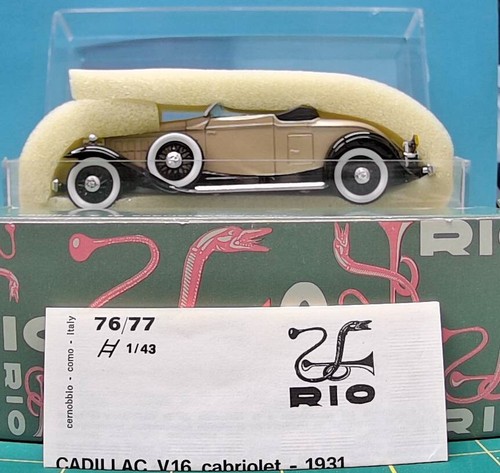 Rio 1931 cadillac - -, v16