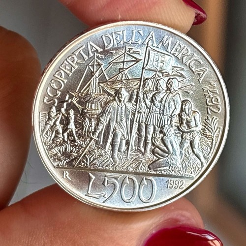 Italian republic 500 lire 1992 - italian,